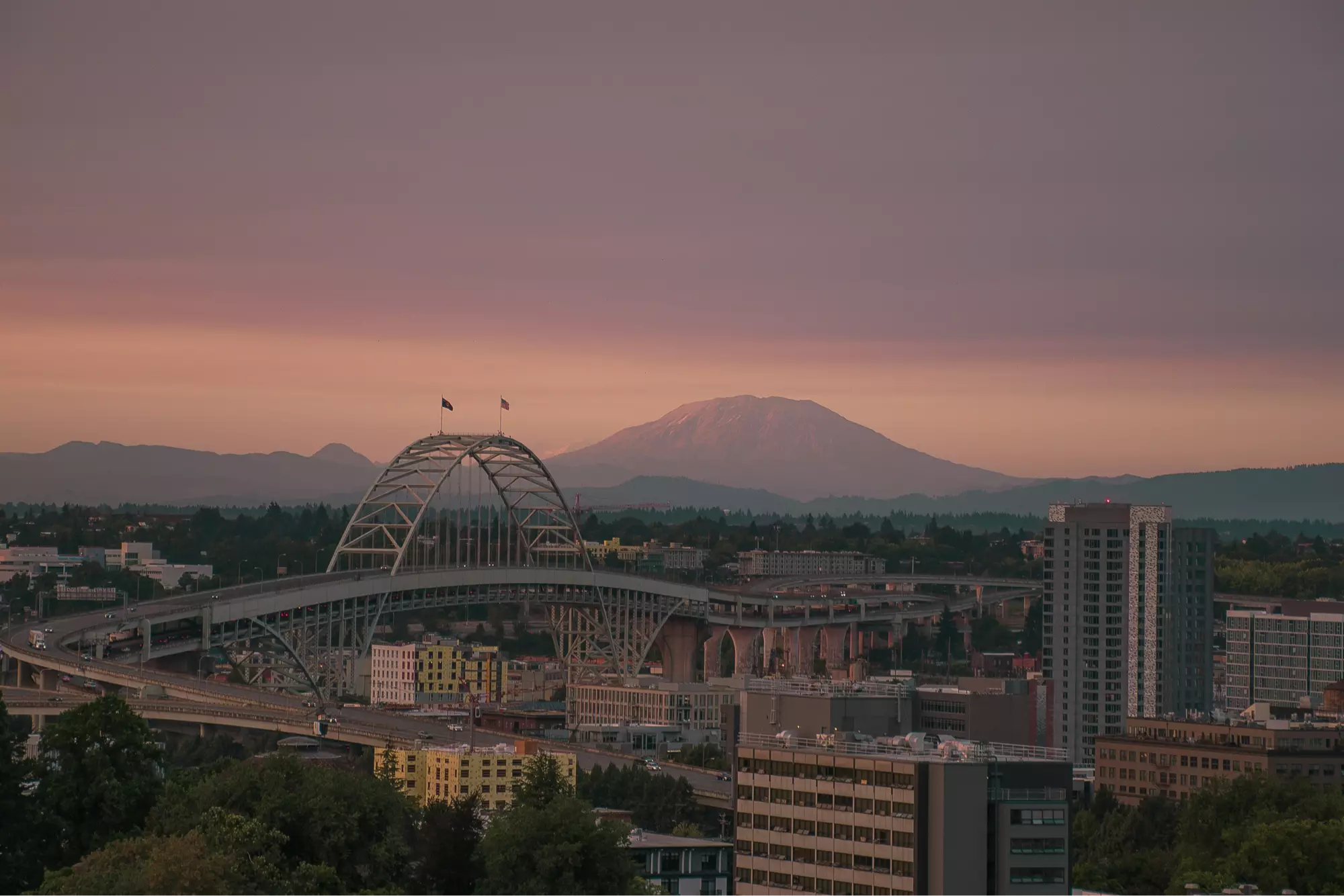 pdx-city-sunset